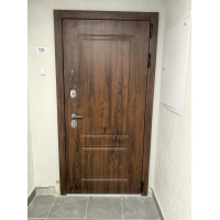 Дверь входная CommandDoors CHALET 18SP Белая Лиственница