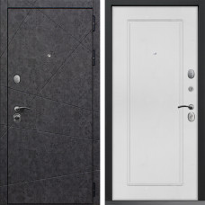 Дверь входная CommandDoors GEOMETRIA 38.02 Белый матовый