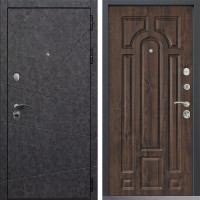 Дверь входная CommandDoors GEOMETRIA 17.02 Темный Дуб