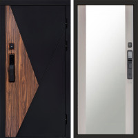 Дверь Termo Door  Smart (Смарт) Матрикс (Matrix) Зеркало 27 Слоновая кость