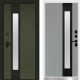 Дверь Арктика White Грин Termo Door Grey soft