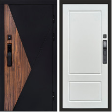 Дверь входная Termo Door  Smart (Смарт) Матрикс (Matrix) Марсель Белый софт
