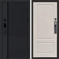 Дверь входная Termo Door  Smart (Смарт) Black Line Марсель Слоновая кость