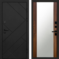 Дверь Termo Door Стоун Black Зеркало 27 Дуб