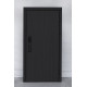 Дверь входная  Smart (Смарт) Твист Блэк (Black) Арка белое дерево