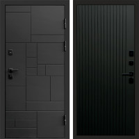Termo Door Квадро Flat Черный кварц