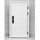 Дверь входная  Smart (Смарт) Орегон White  Гранд Grey софт