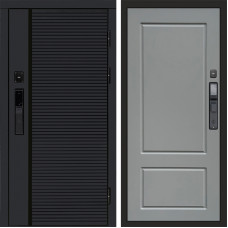 Дверь входная Termo Door  Smart (Смарт) Black Line Марсель Grey софт
