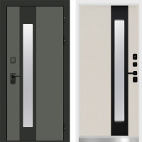 Дверь Арктика  Графит Termo Door Слоновая кость