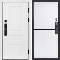 Дверь входная  Smart (Смарт) Орегон White  Нео White