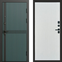 Дверь Termo Door ГРАУНД Velutto Verde Бетон Flat Белый софт