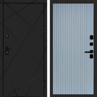 Termo Door Лучи Black Flat Grey Софт