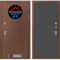 Дверь входная Лабиринт Термо Магнит 13 - Графит софт